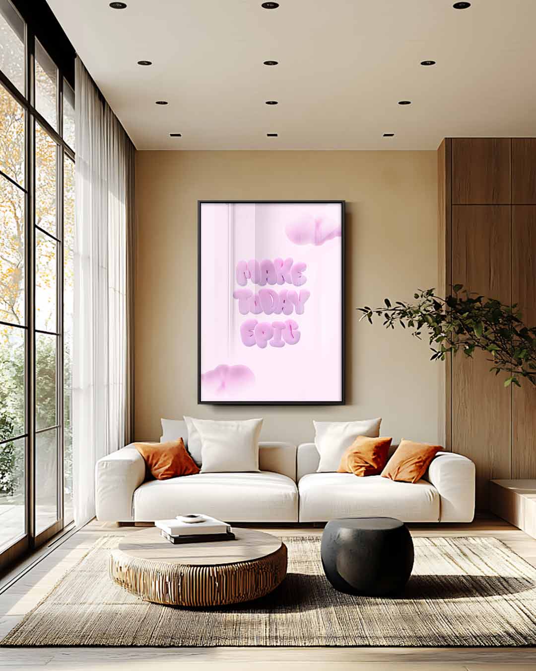 Make Today Epic Wandposter Kunstwerk-canvas-dibond-plexiglas-wanddecoratie-WallArtistic