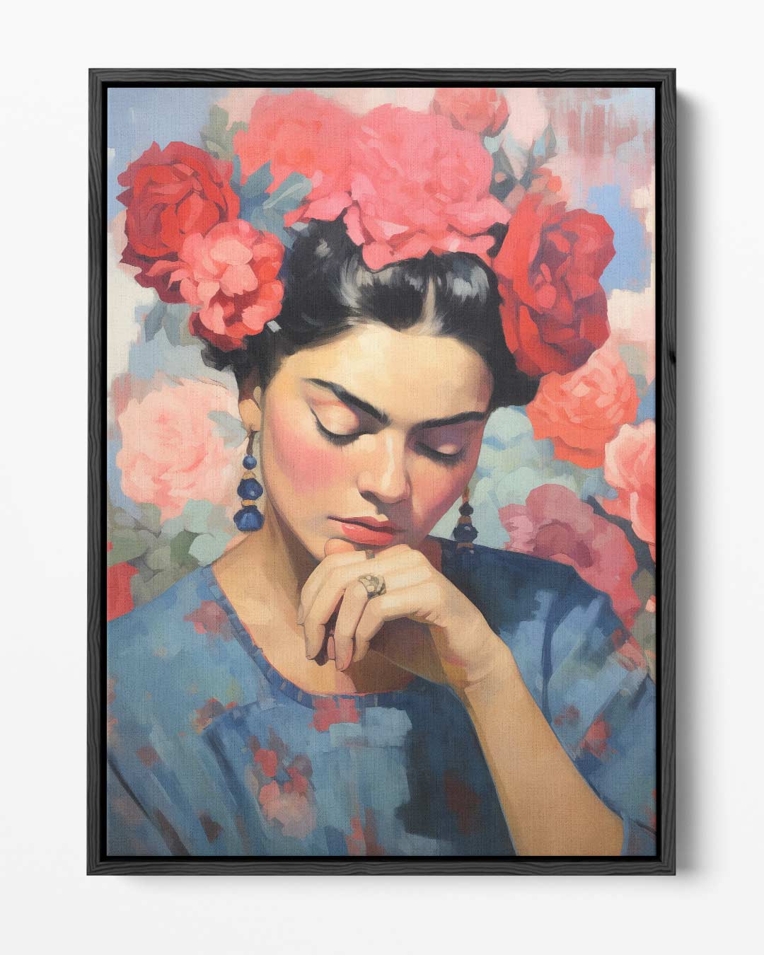 Bloemen Serenade Kunstwerk-canvas-dibond-plexiglas-wanddecoratie-WallArtistic