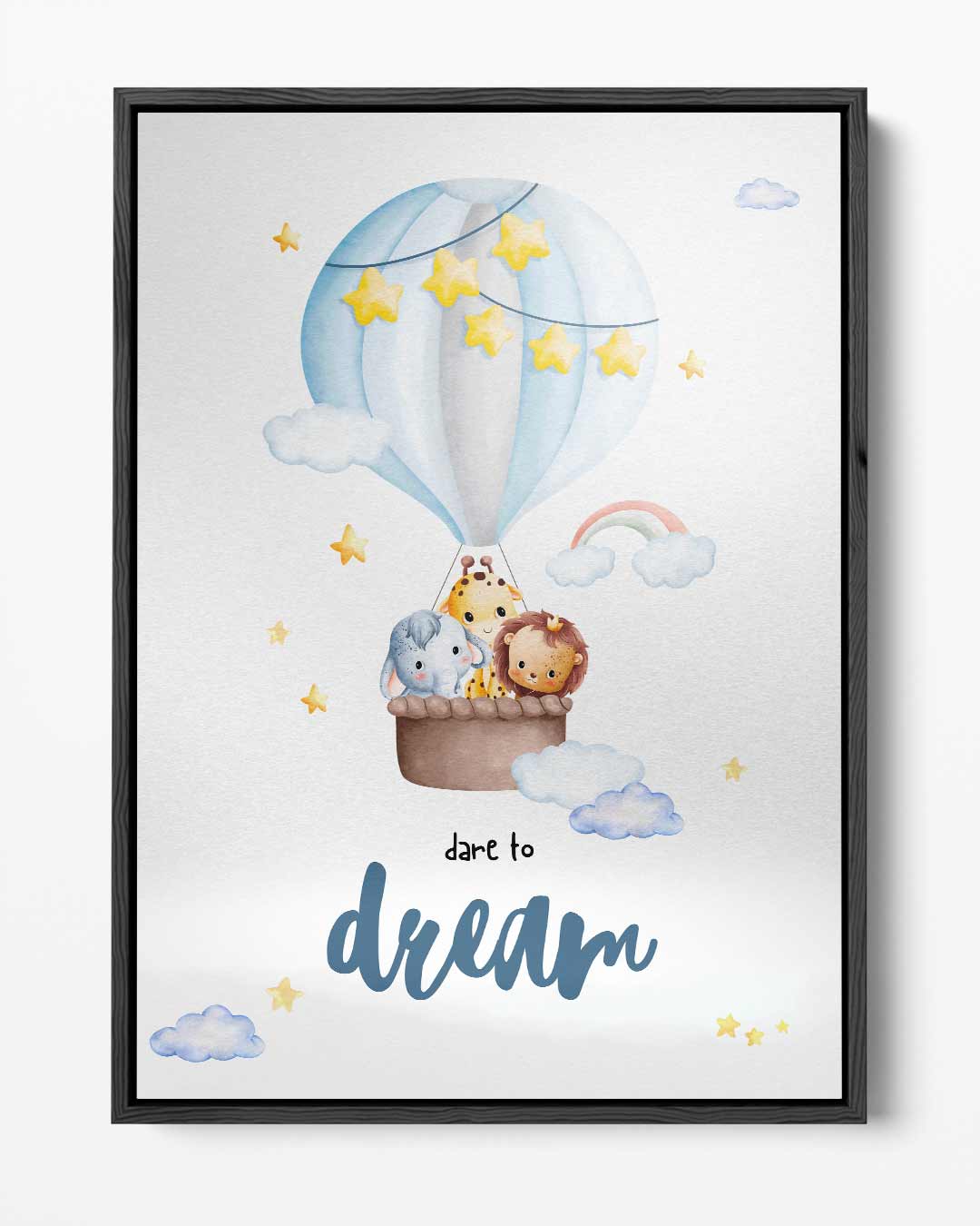 Droomreis Luchtballon Avontuur Kunstwerk-canvas-dibond-plexiglas-wanddecoratie-WallArtistic