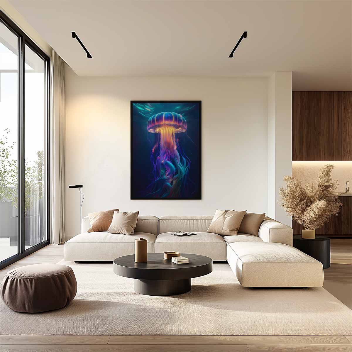 Betoverende Medusakunst Kunstwerk-canvas-dibond-plexiglas-wanddecoratie-WallArtistic