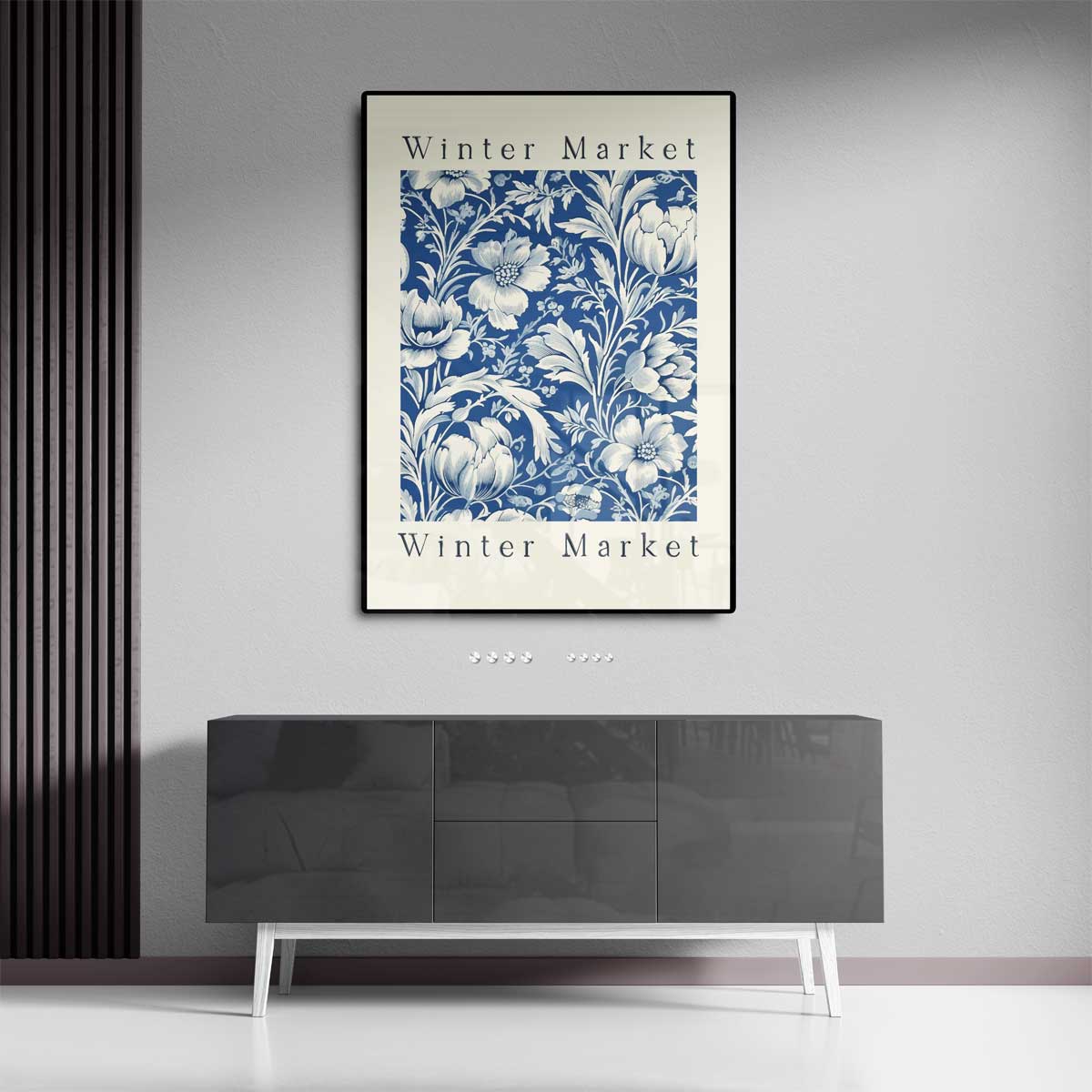 Winterse Bloemenpracht Kunstwerk-canvas-dibond-plexiglas-wanddecoratie-WallArtistic