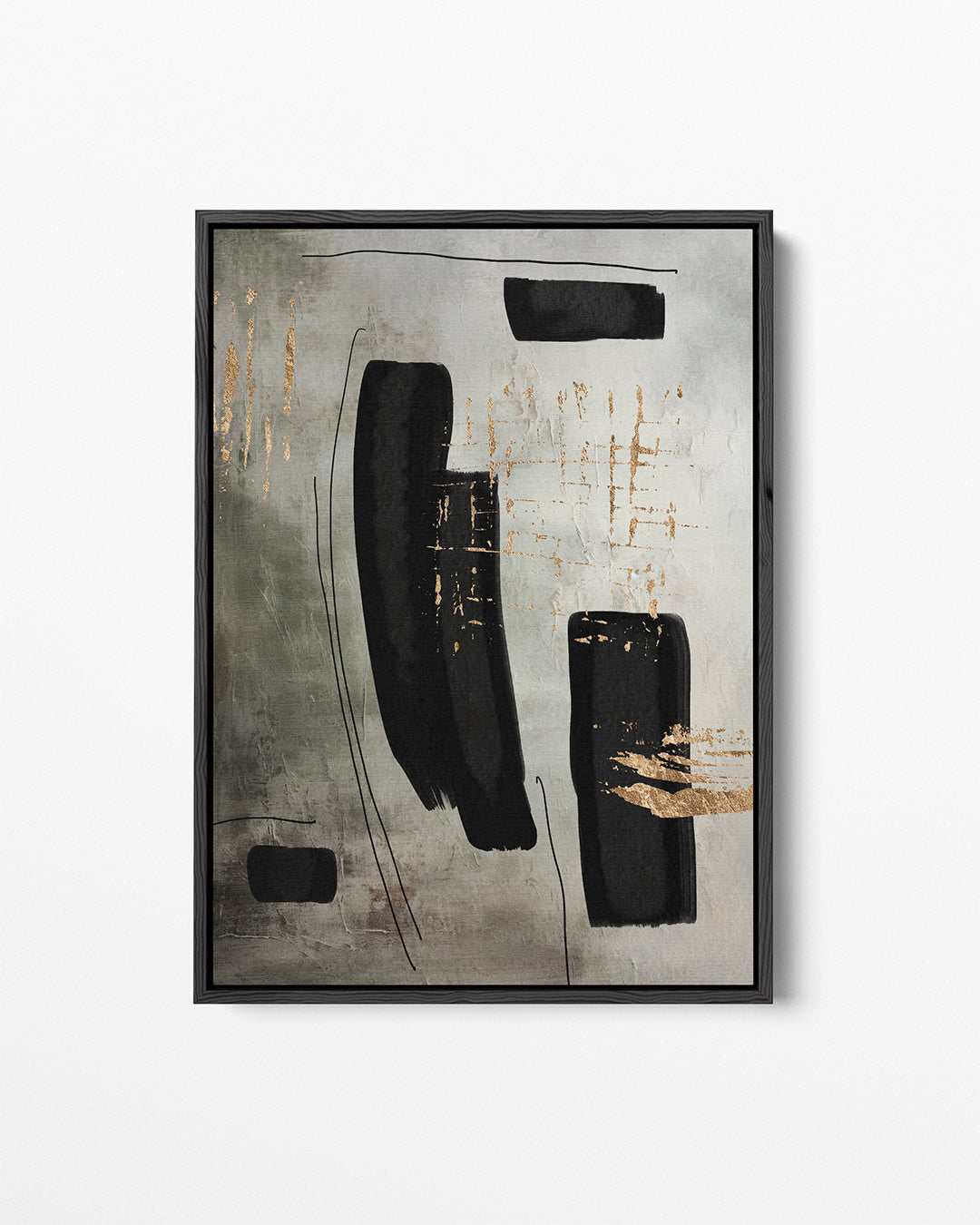 Gelaagde borstels Kunstwerk