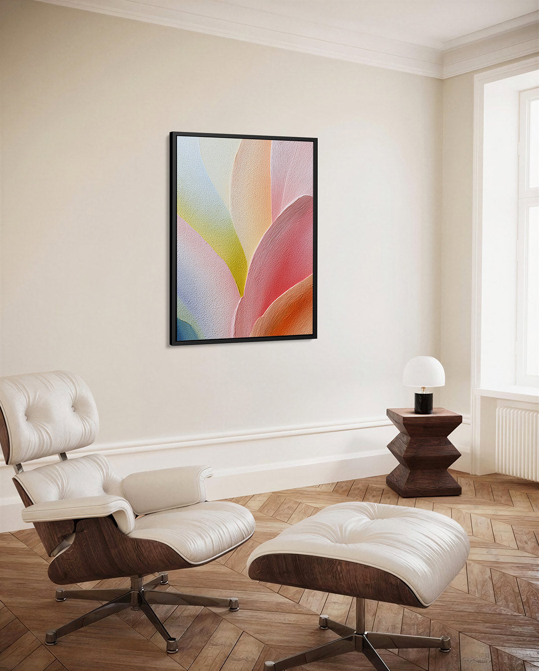 Kleurrijke vormen Kunstwerk