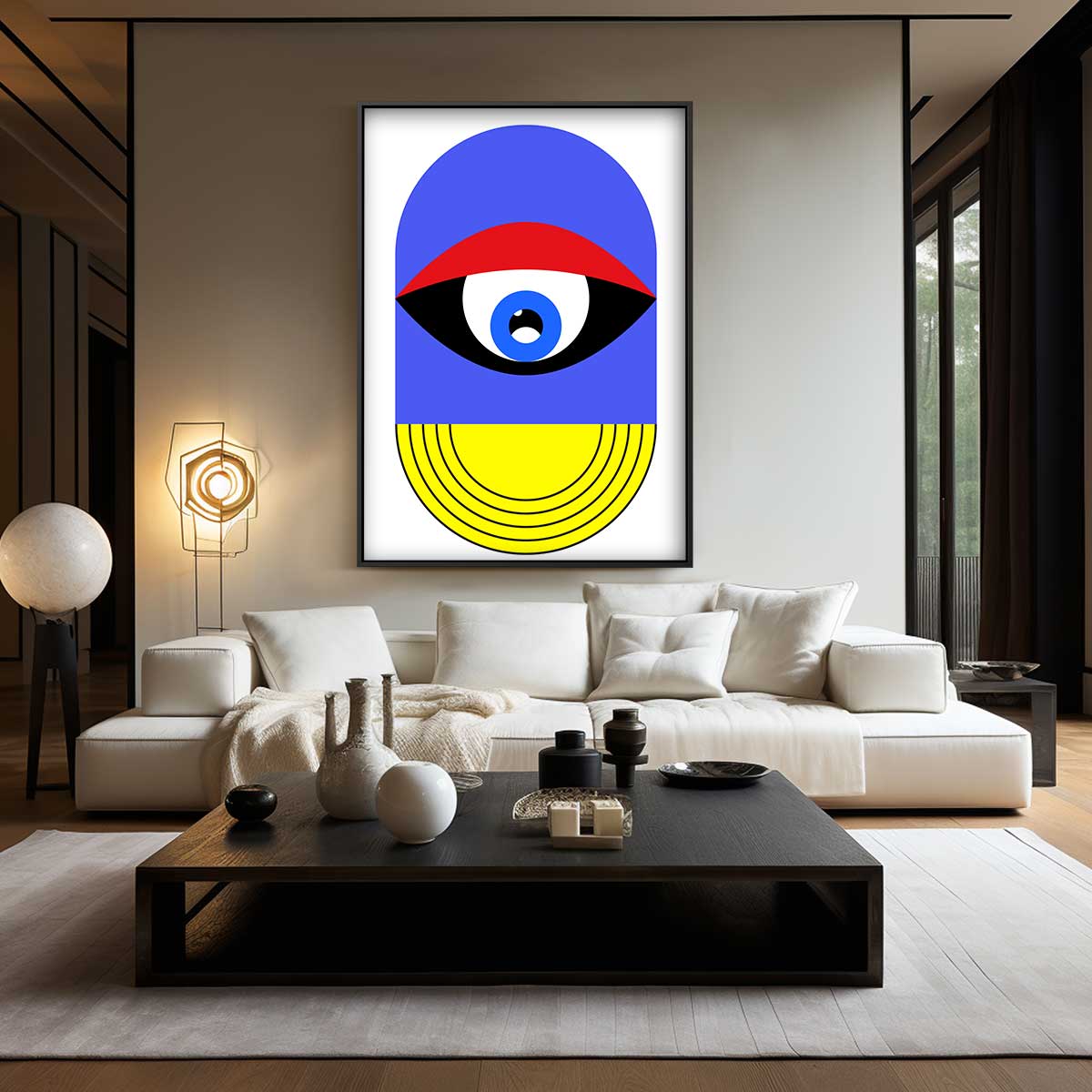 Kleurrijk Oog Schilderij Kunstwerk