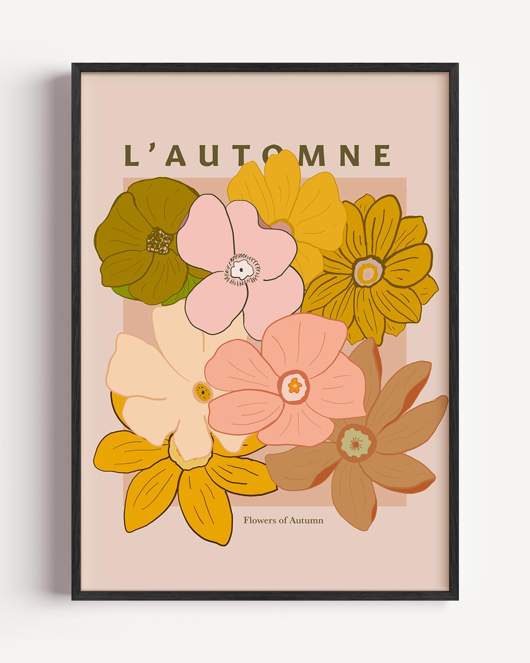 Herfstbloemen Poster-WallArtistic