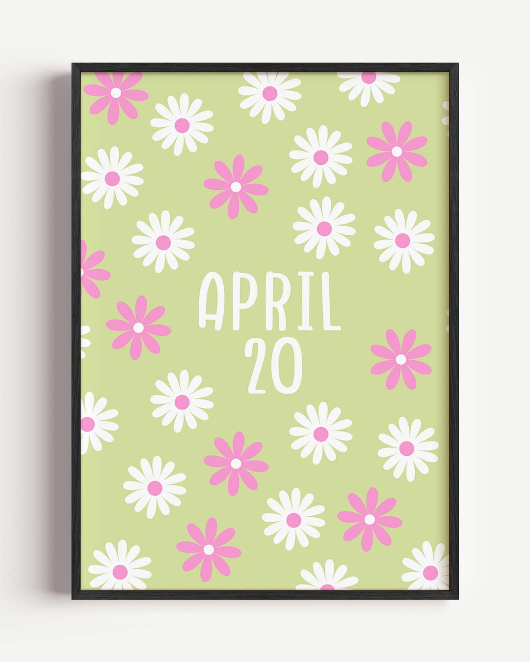 Vrolijke Bloemen Kalenderposter