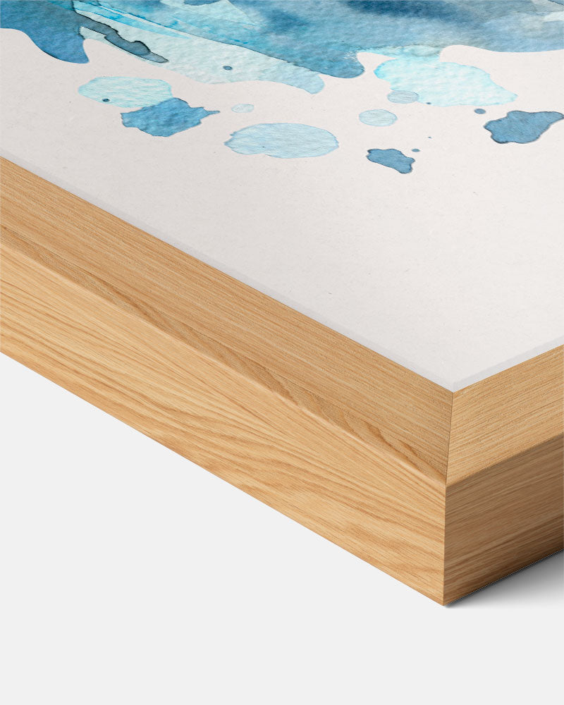 Blauwe Nevel Luipaard Poster