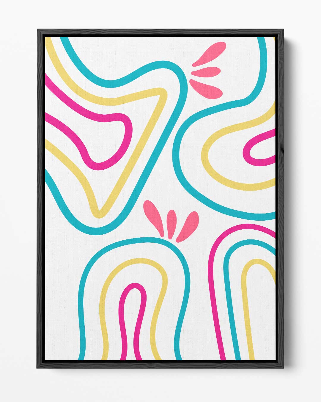 Vrolijke Vormen Kunstwerk-canvas-dibond-plexiglas-wanddecoratie-WallArtistic