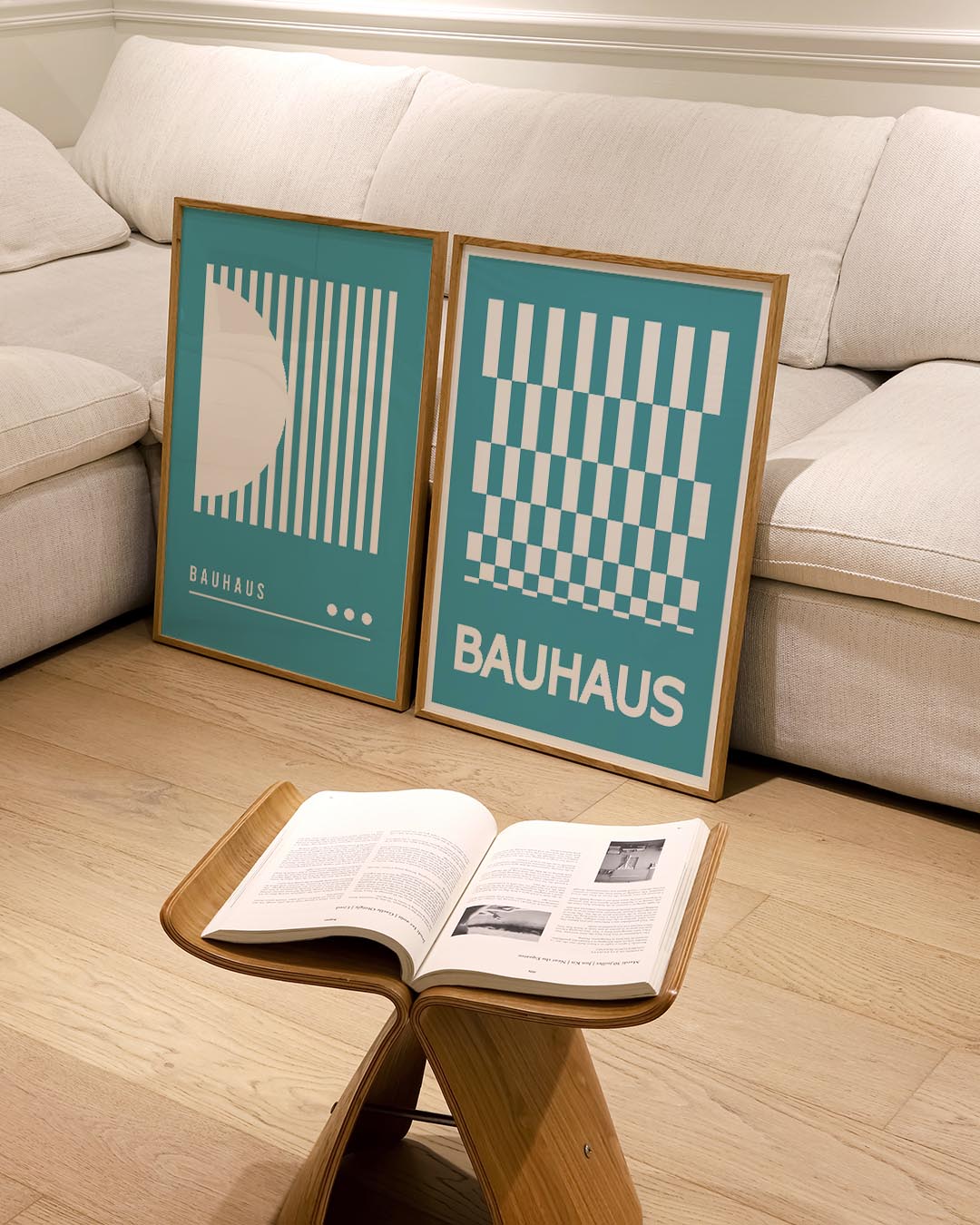 Ritme en ruiten Posterset