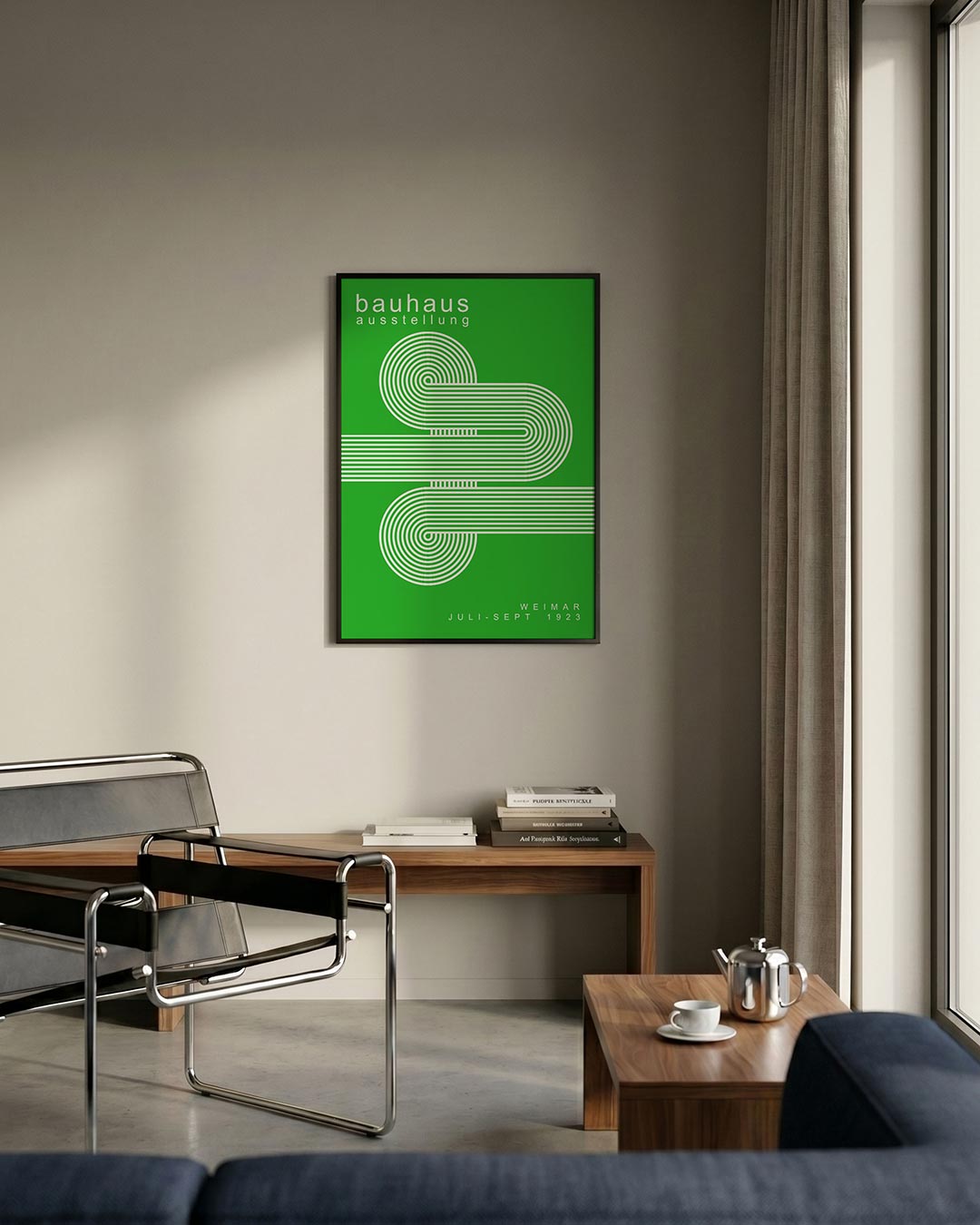 Lijnen en kleurvlakken Poster