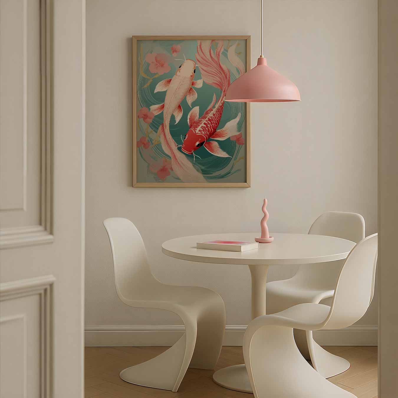 Vrolijke Koi Karper Kunst Poster