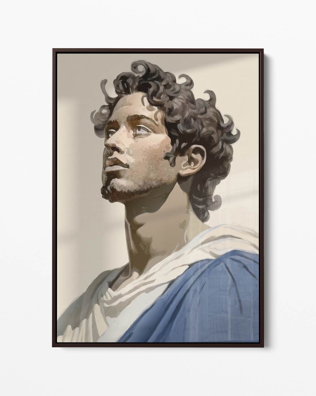 Moderne Klassieke Portretkunst Kunstwerk-canvas-dibond-plexiglas-wanddecoratie-WallArtistic