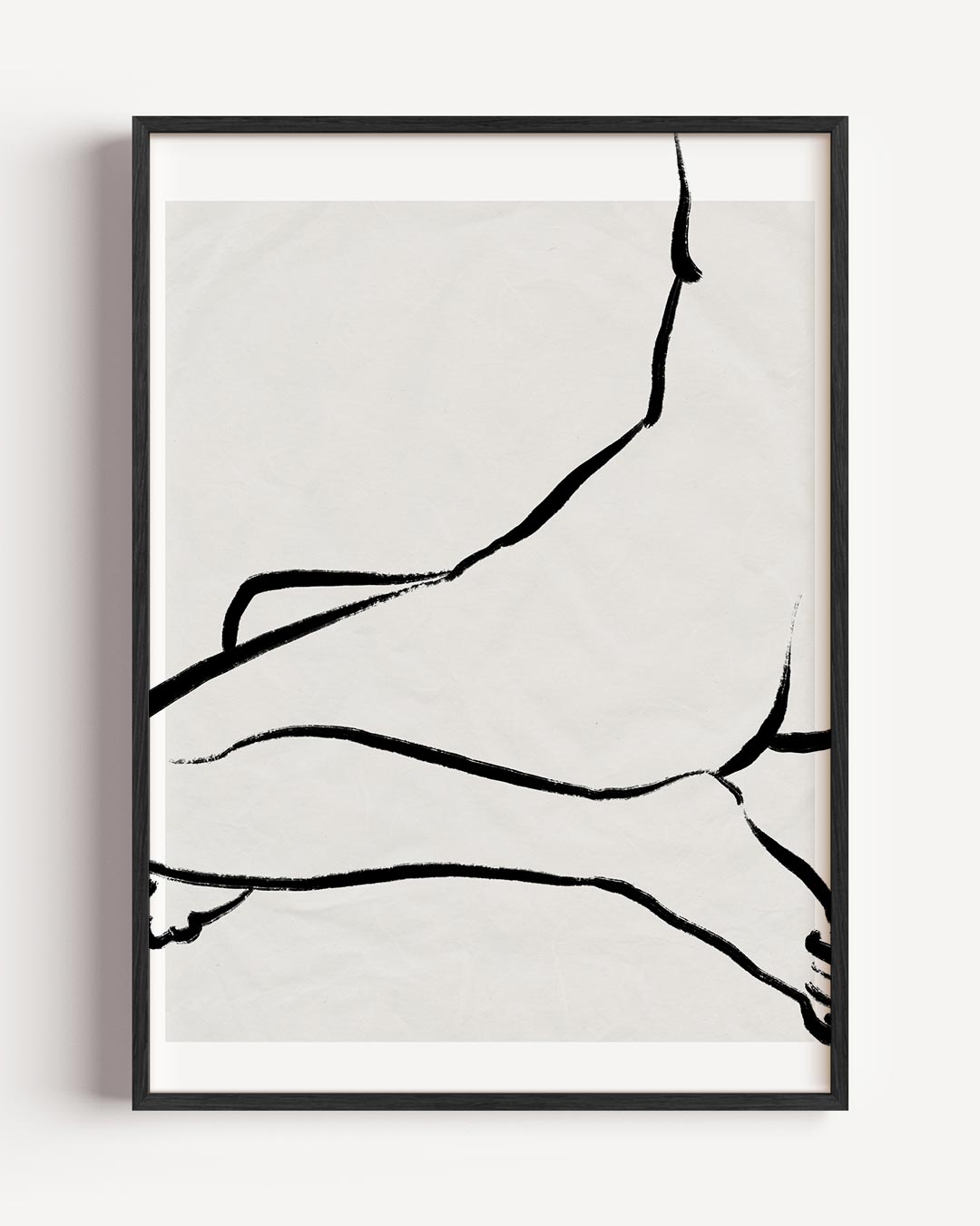 Tijdloze Elegantie Lijntekening Poster-WallArtistic