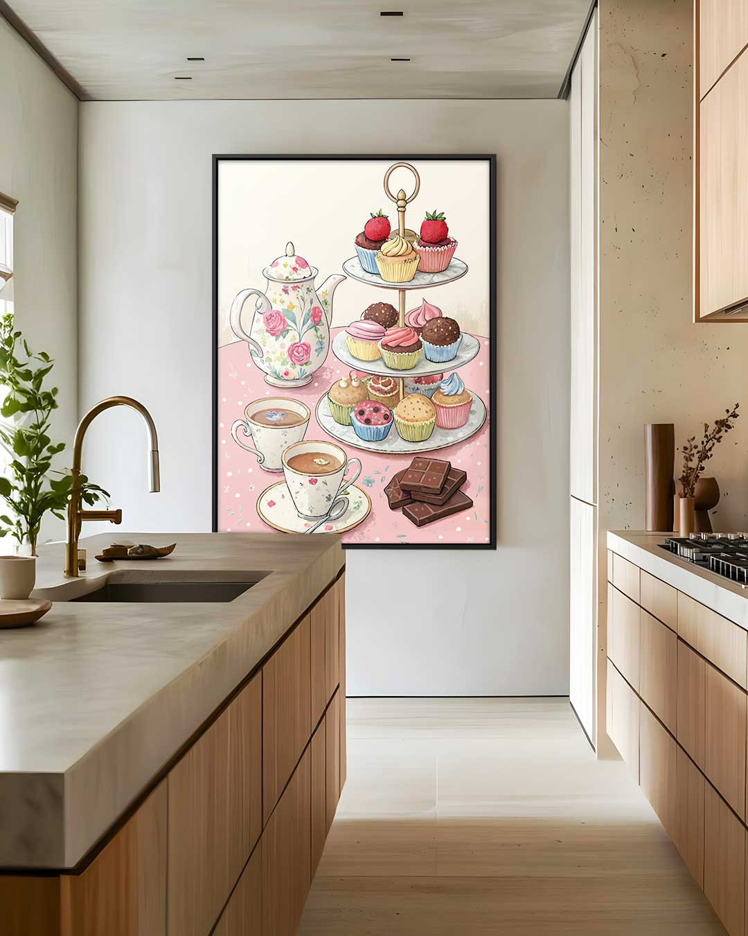 High Tea Delights Kunstwerk-canvas-dibond-plexiglas-wanddecoratie-WallArtistic
