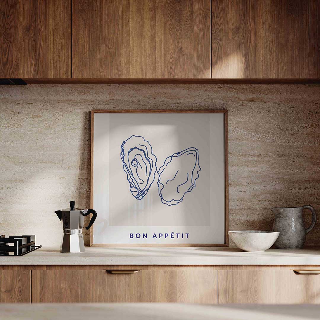 Oesters bon appétit Poster