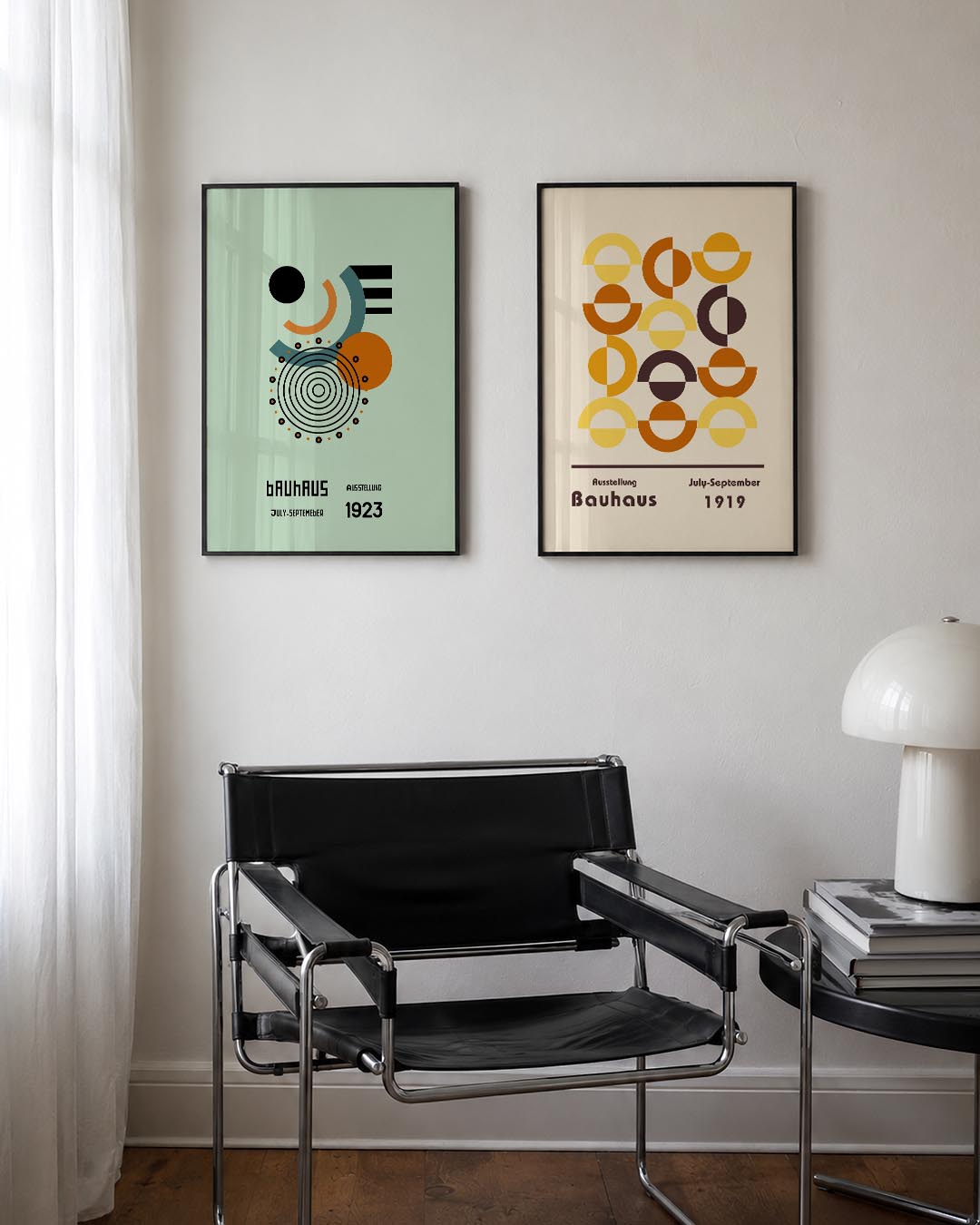 Cirkel en lijnenspel Posterset