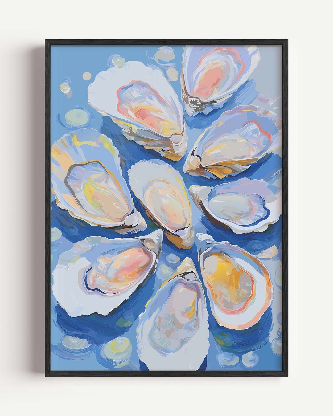 Elegant Oester Kunstwerk Poster