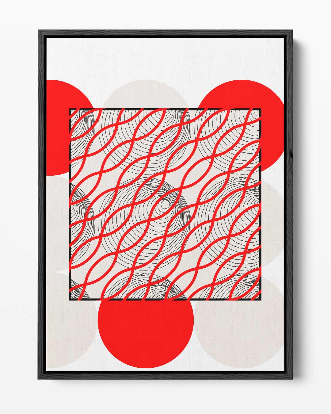 Vrolijk Vlechten Kunstwerk-canvas-dibond-plexiglas-wanddecoratie-WallArtistic