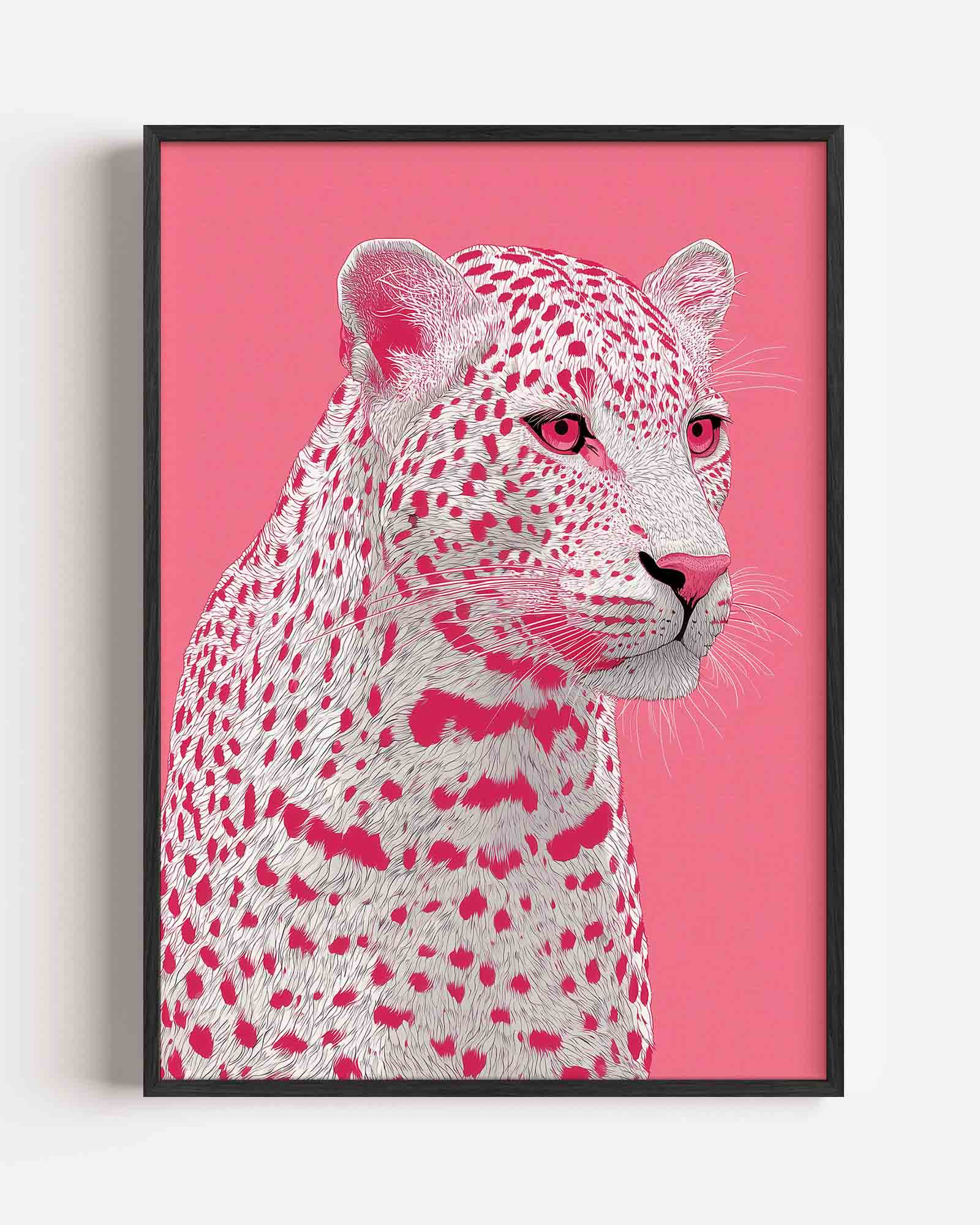 Roze luipaard Poster