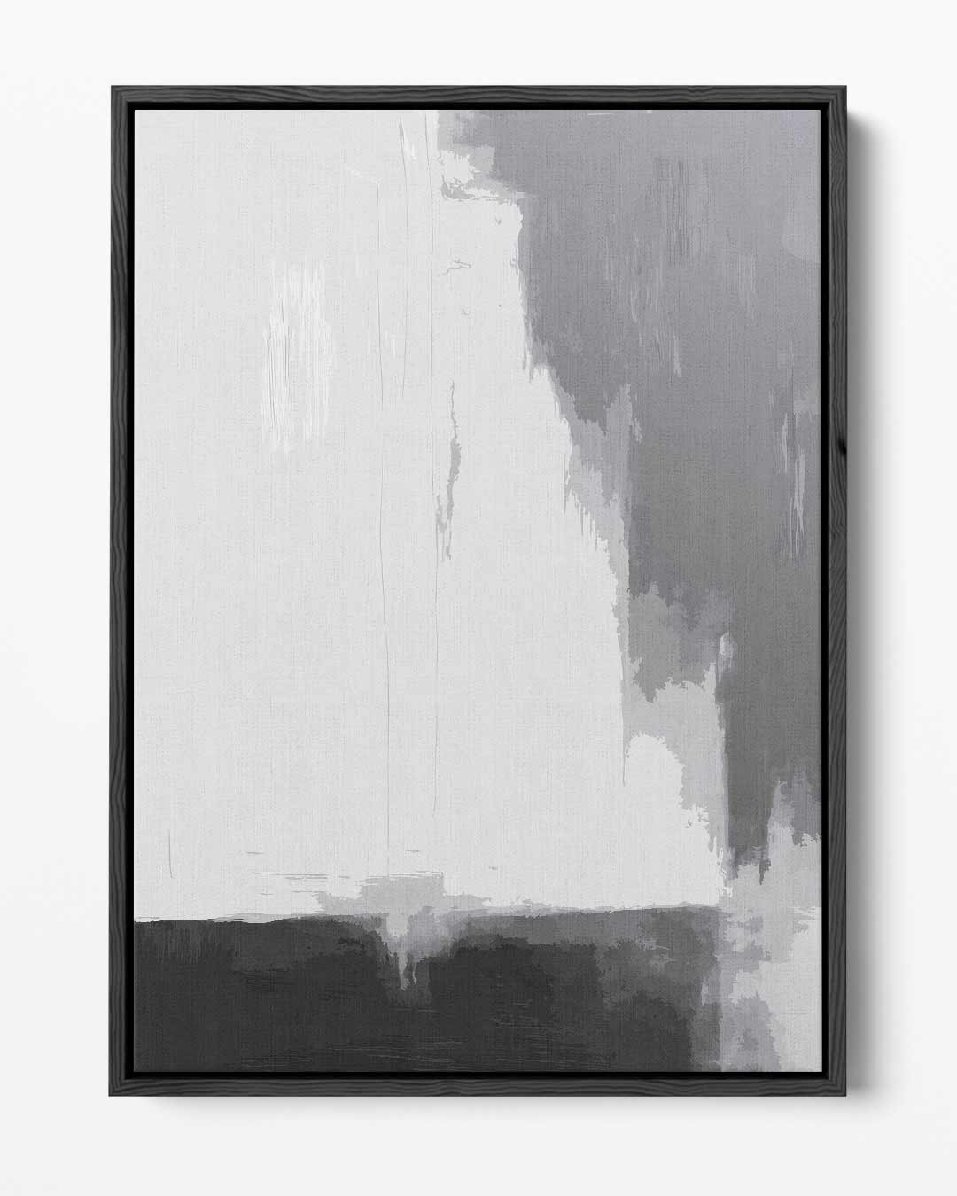 Stijlvolle Grijstinten Abstractie Kunstwerk-canvas-dibond-plexiglas-wanddecoratie-WallArtistic