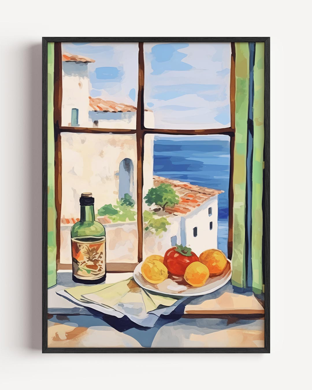 Mediterraans Uitzicht Poster-WallArtistic