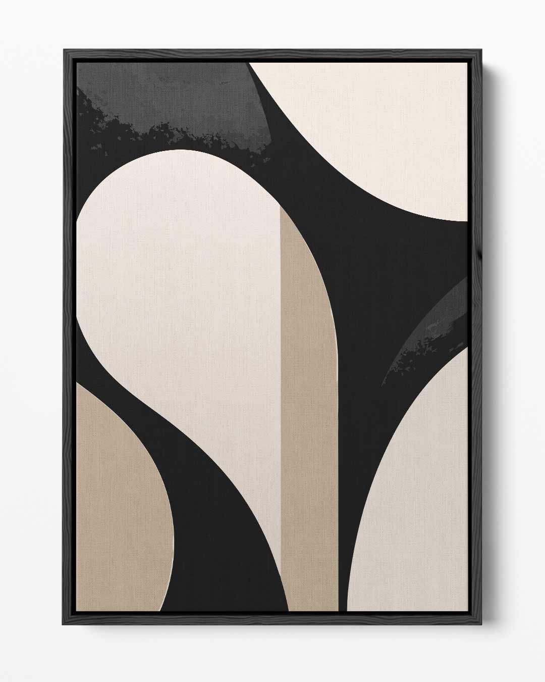 Elegante Abstractie in Beweging Kunstwerk-canvas-dibond-plexiglas-wanddecoratie-WallArtistic