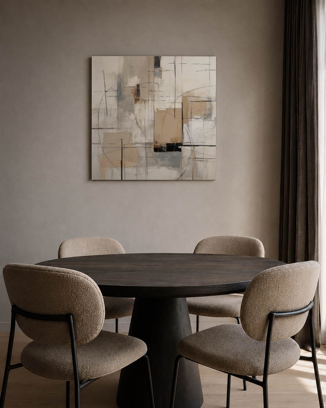 Geometrische lijnen Kunstwerk