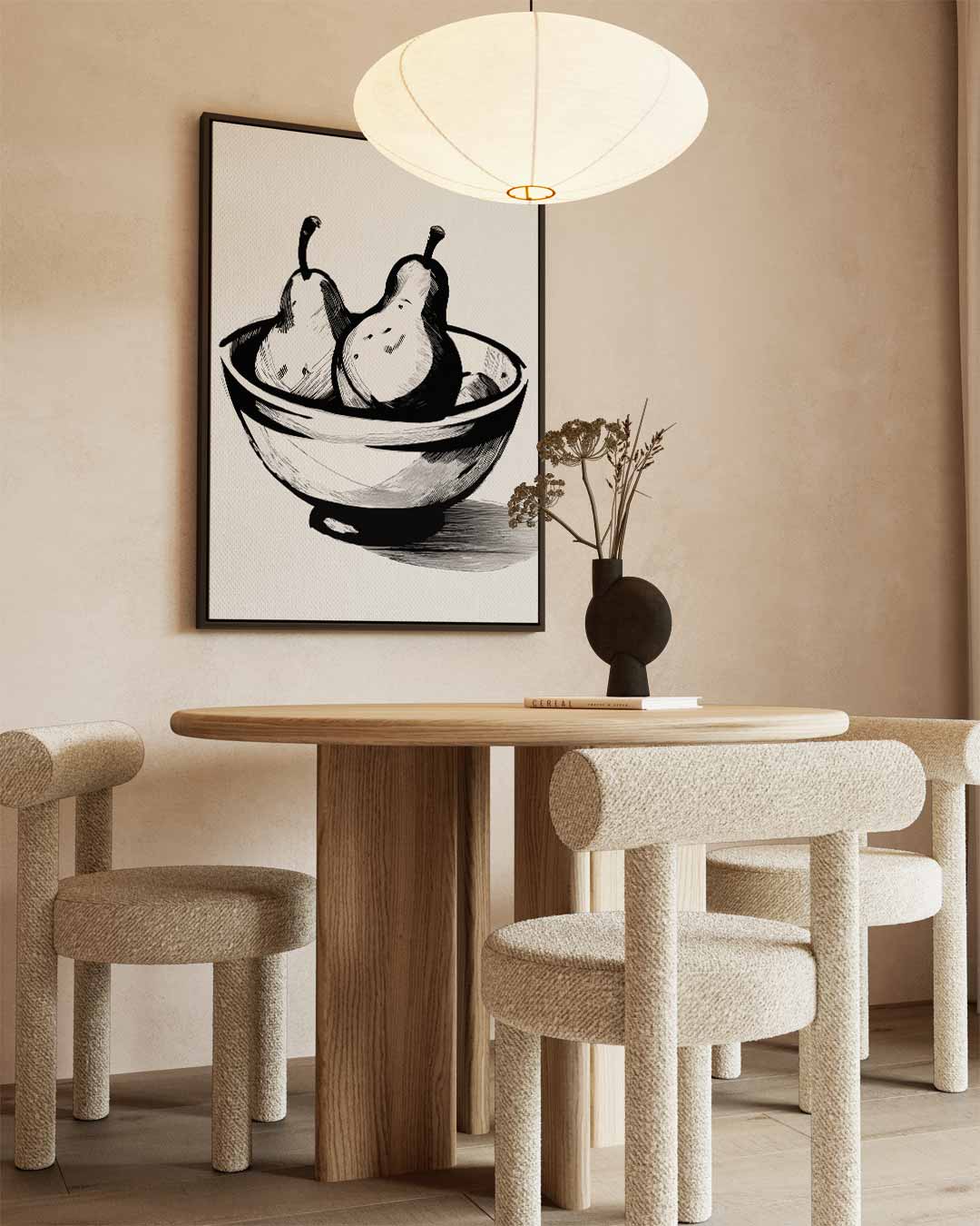 Peren in Stijlvolle Schaal Kunstwerk-canvas-dibond-plexiglas-wanddecoratie-WallArtistic