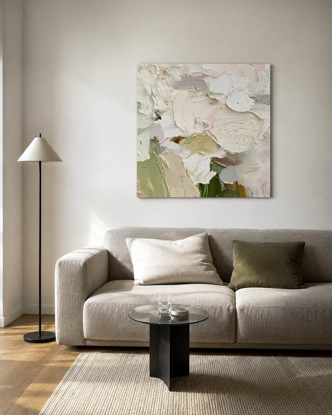 Organische kleurenmix Kunstwerk