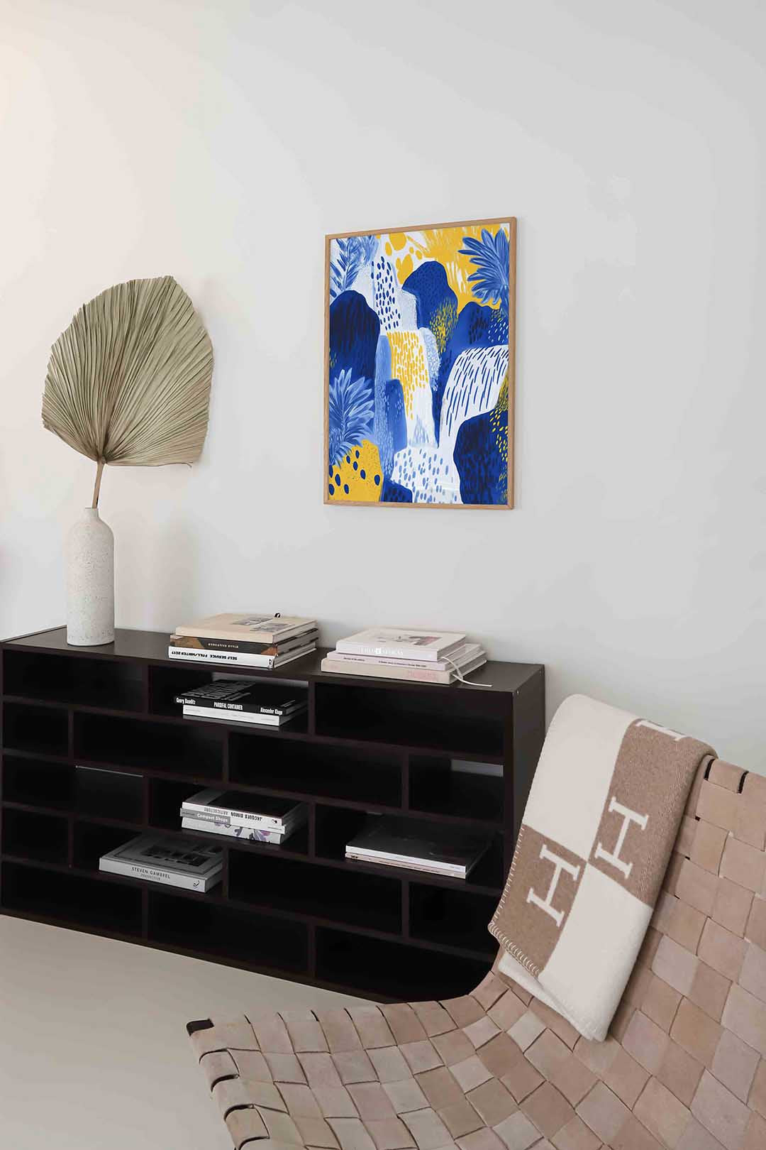 Abstracte waterval Poster