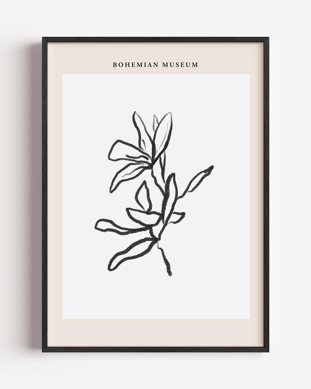 Elegante Boho Bloemenposter-WallArtistic