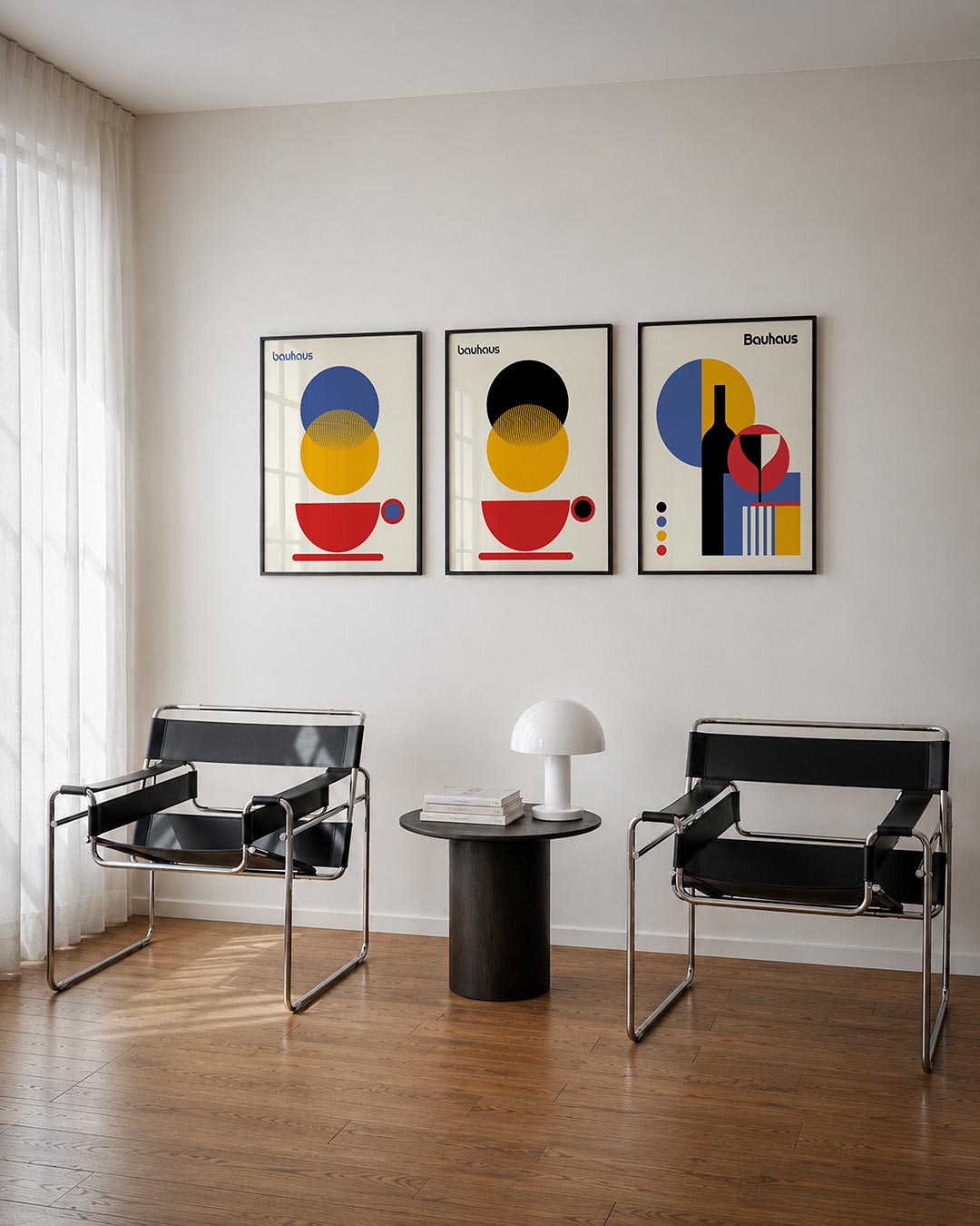 Vormen en kleurvlakken Posterset