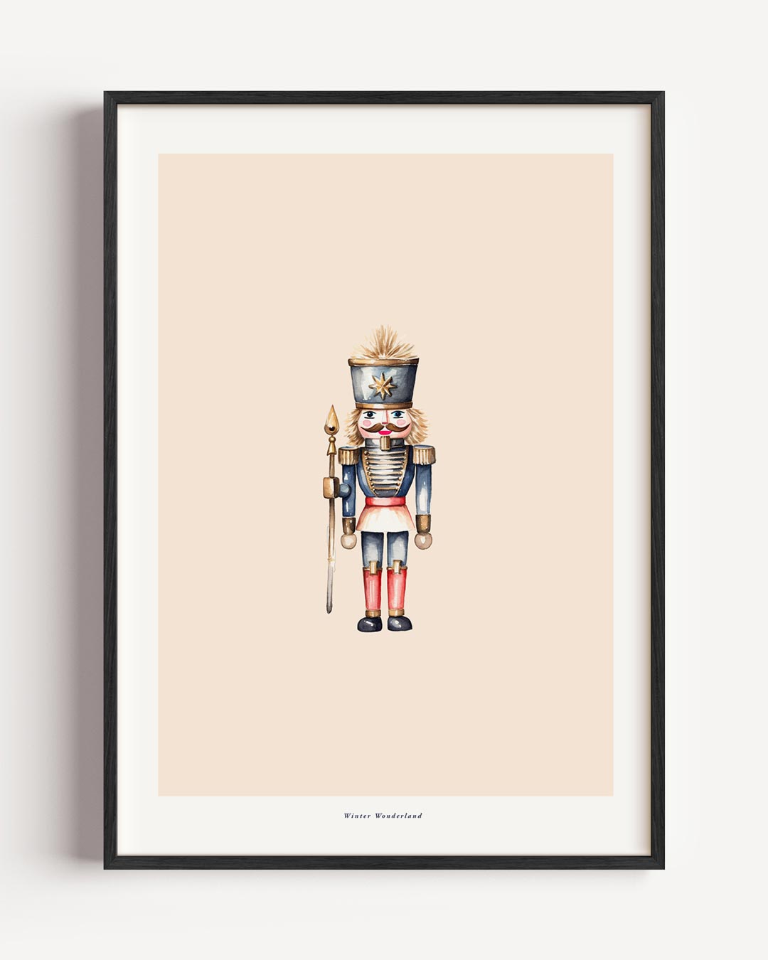 Charmante Notenkraker Winterposter-WallArtistic