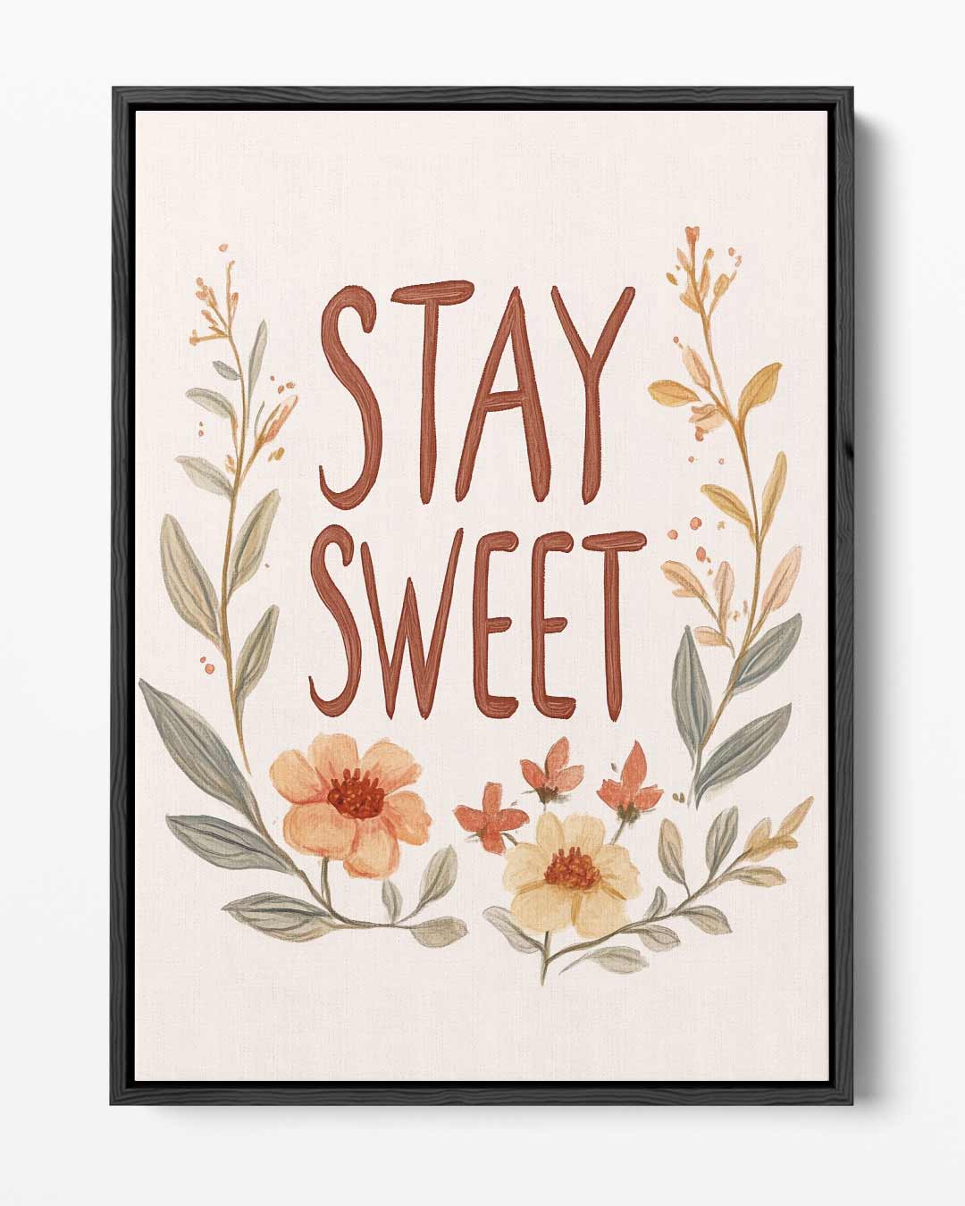 Stay Sweet Bloemenkunst Kunstwerk-canvas-dibond-plexiglas-wanddecoratie-WallArtistic