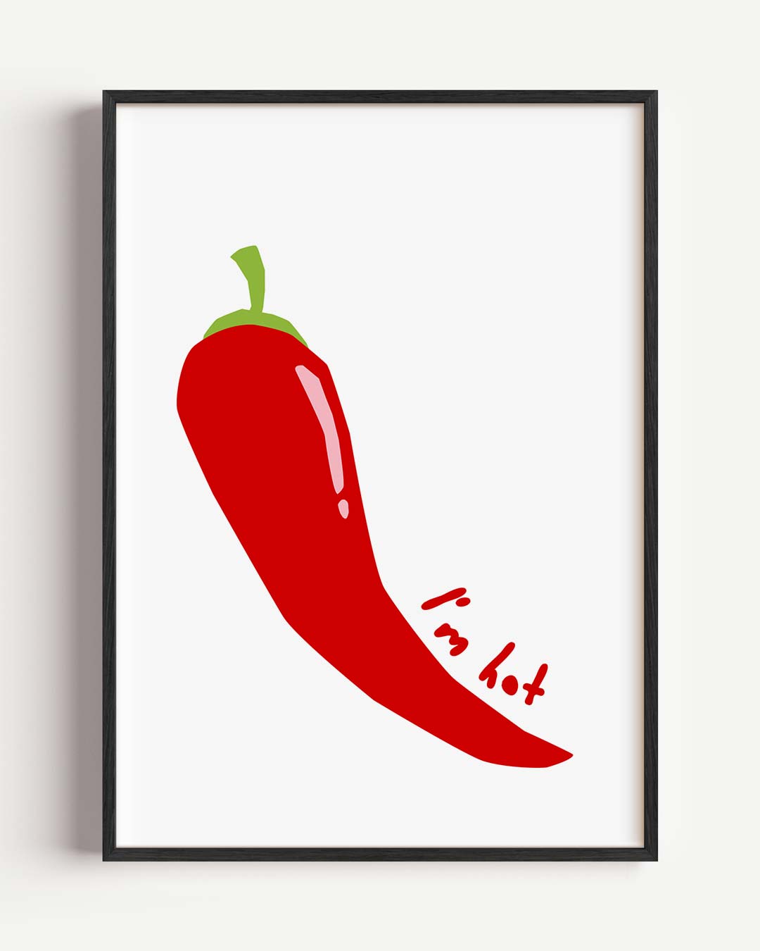 Spicy Red Chili Poster