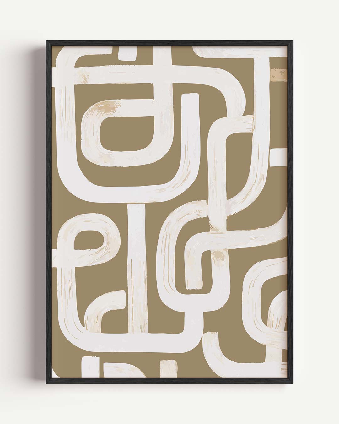 Moderne Retro Maze Poster