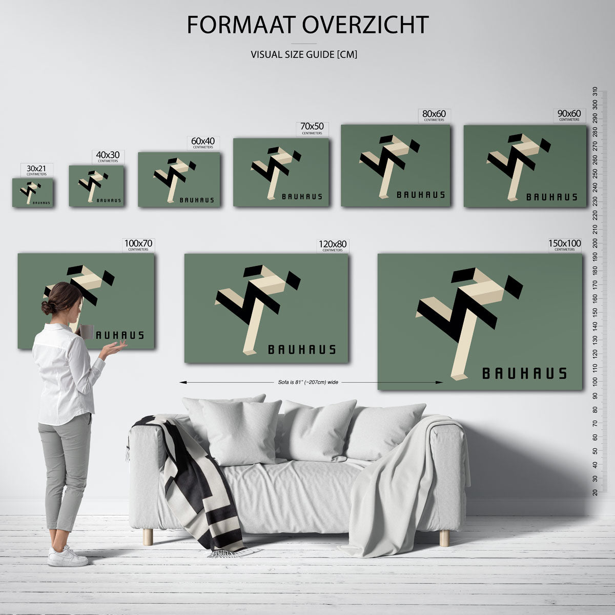 Vorm en beweging Poster