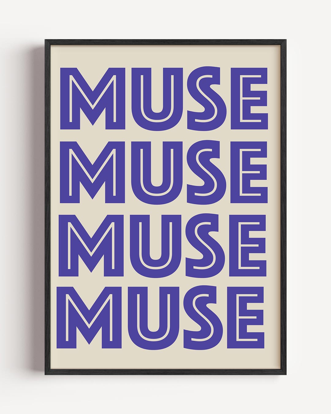 Inspirerende Muse Poster-WallArtistic