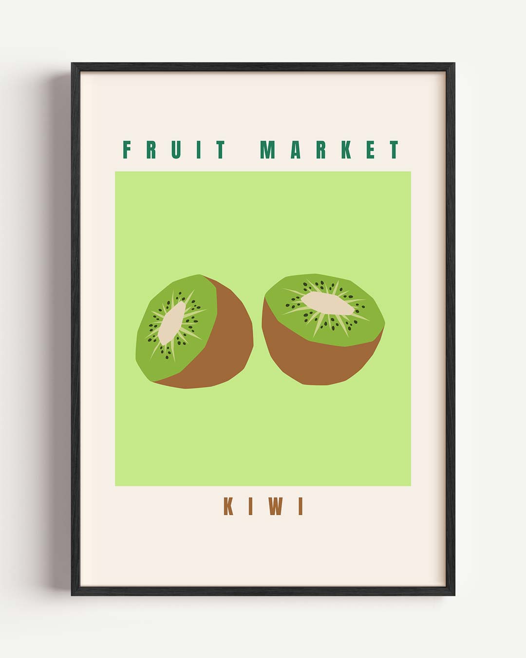 Kiwi Fruit Market Poster