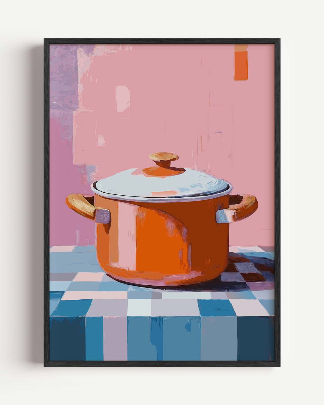 Vrolijke Retro Pan Poster