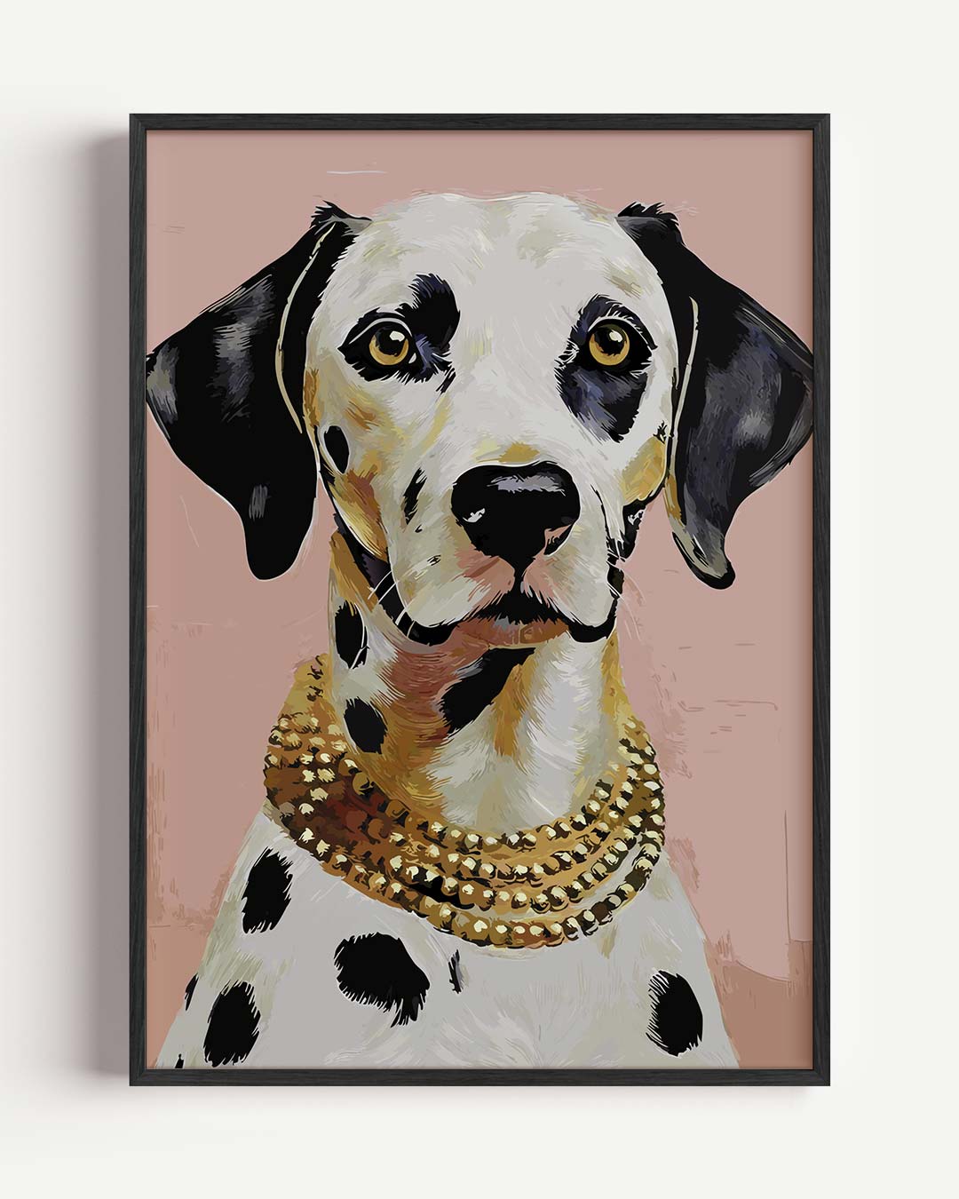 Stijlvolle Dalmatier Portret Poster