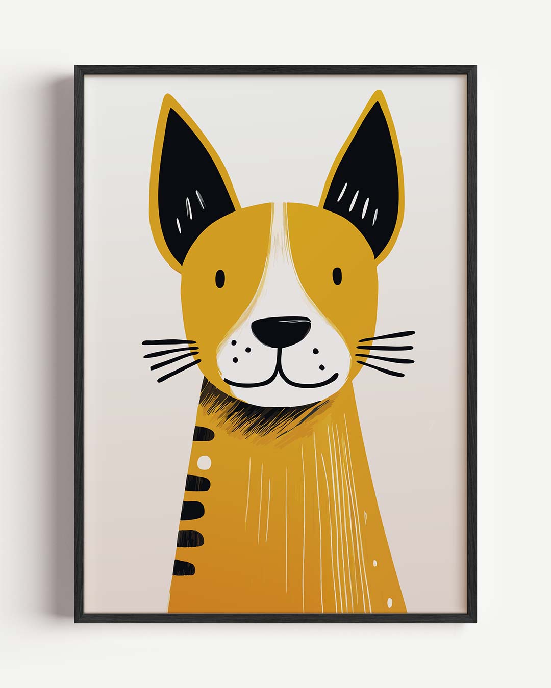Schattige Cartoon Hond Poster
