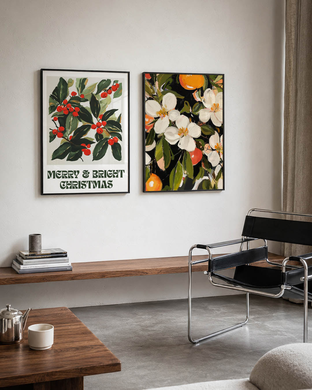 Bessen en bladeren Posterset