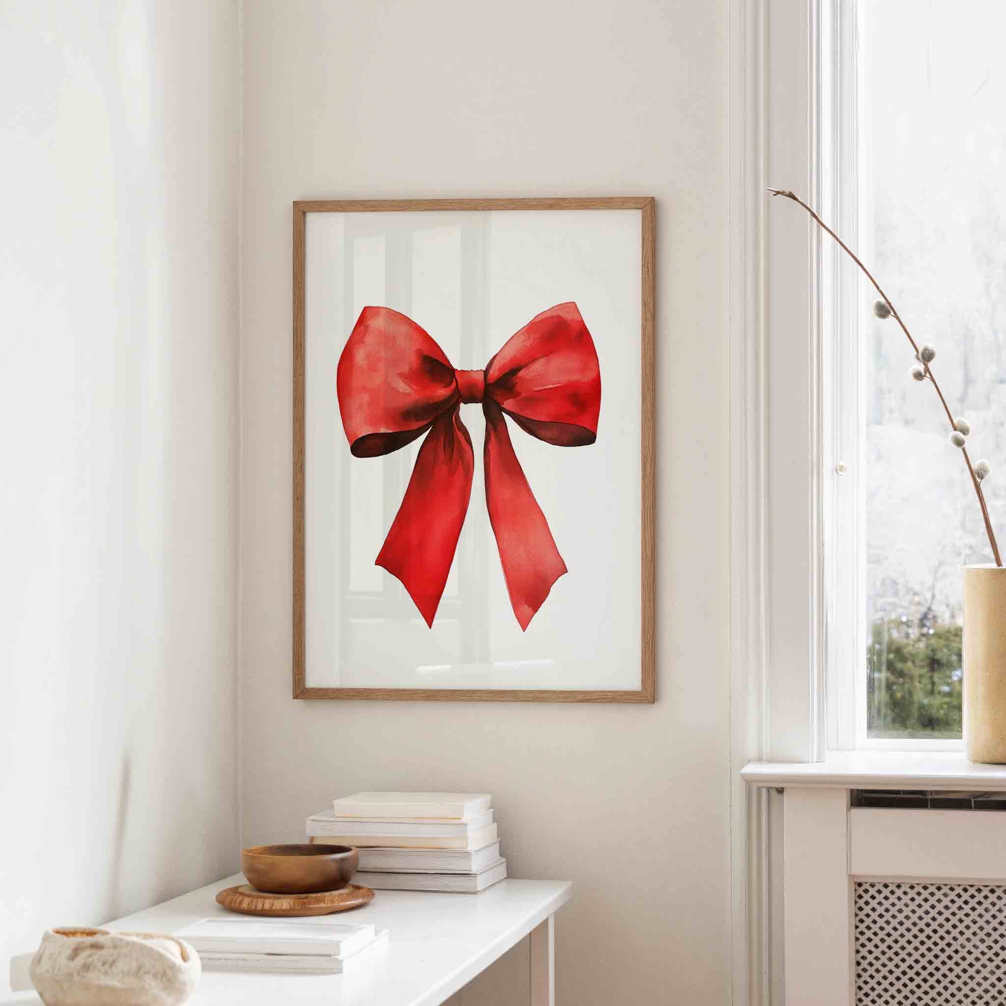 Rode strik Poster