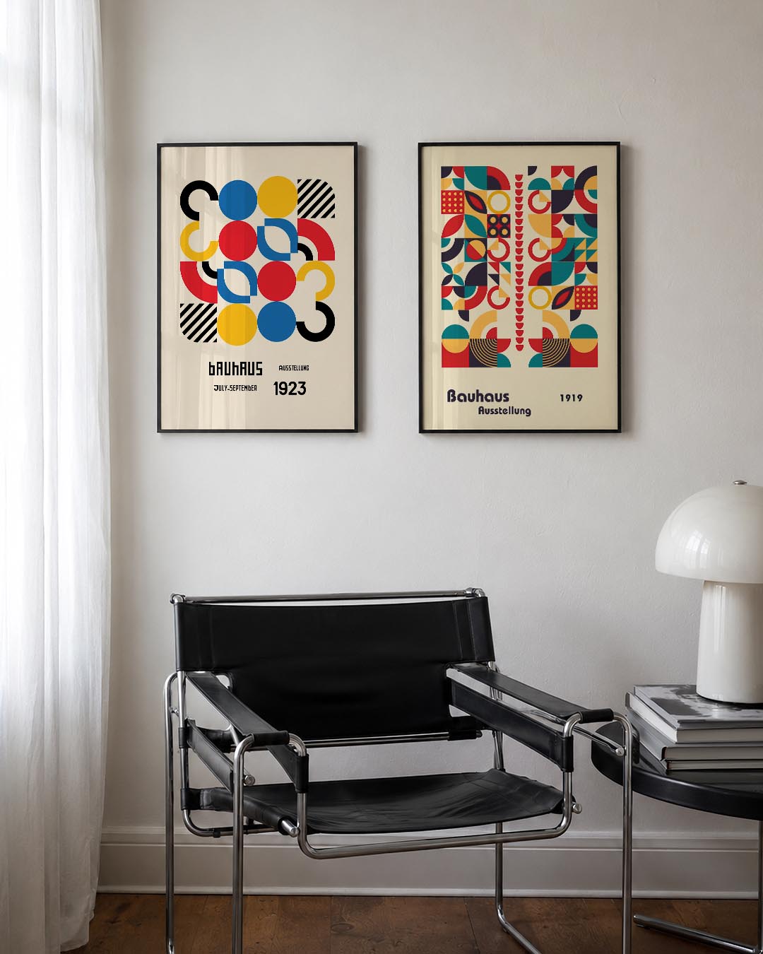 Kleurrijke cirkelharmonie Posterset