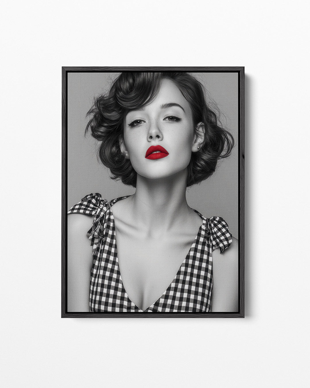 Monochrome portret Kunstwerk
