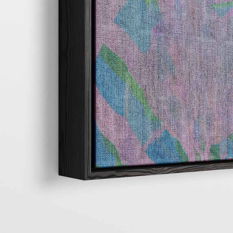 Kleurrijke Harmonie: Mystieke Portret Kunstwerk-canvas-dibond-plexiglas-wanddecoratie-WallArtistic