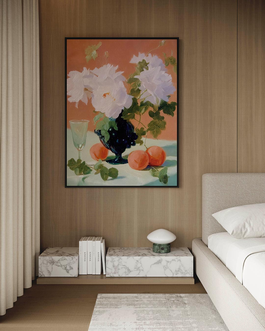 Bloemen en vruchten Kunstwerk