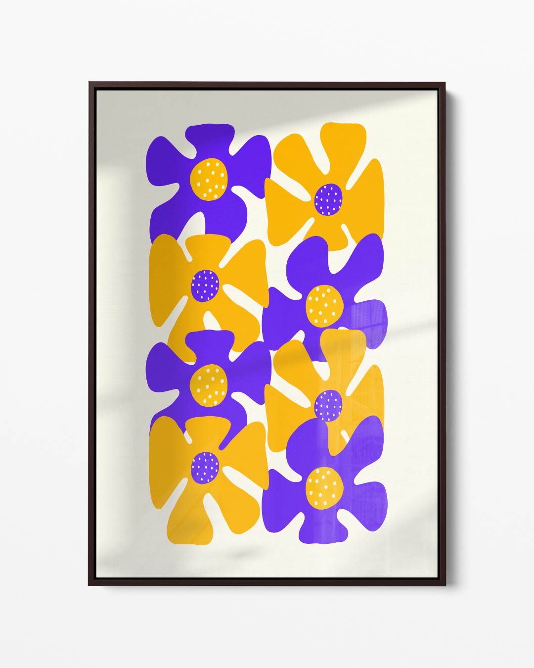 Kleurrijke Bloemenpracht Kunstwerk-canvas-dibond-plexiglas-wanddecoratie-WallArtistic