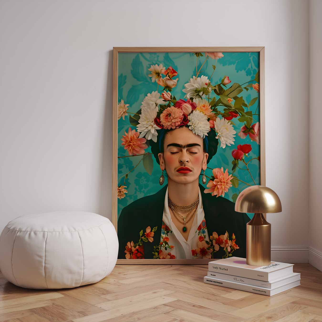 Bloemenmagie Portret Poster